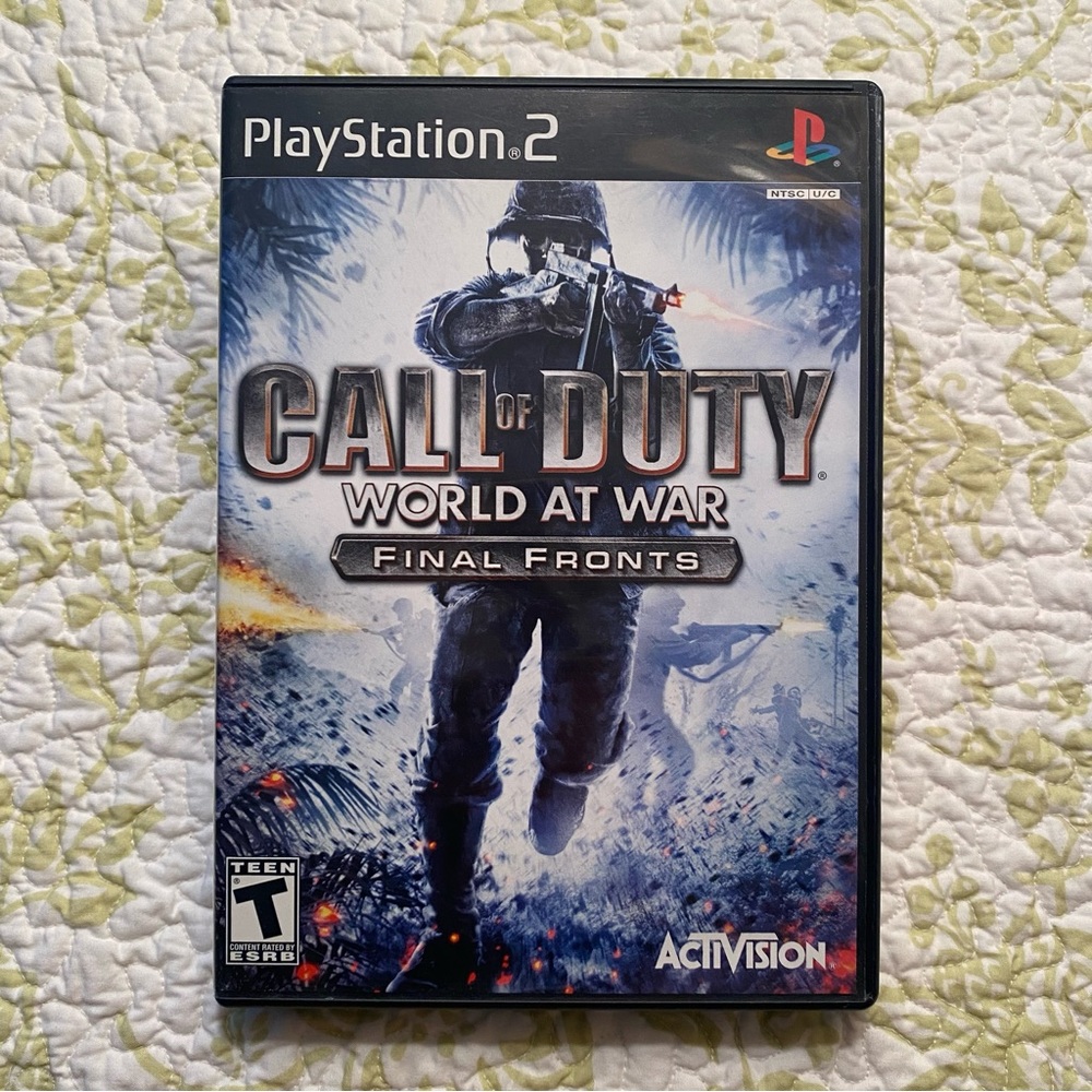 Call Of Duty World at War Final Fronts PlayStation 2 Game, original packaging